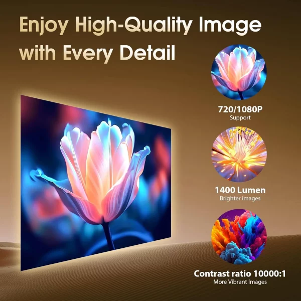 kf-S0180770917a64b58b49c7fb4dd01e45eY Projecteur KaiAqua Android 11 - cinéma extérieur portable