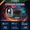 HY320 Mini projecteur Android11 H713 Wifi6 320ANSI natif 1280*720P Support 1080P 4K HD BT Home cinéma projecteur de voyage en plein air