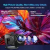 KaiAqua 4K Android 11 projecteur natif 1080P 390ANSI HY320 double Wifi6 BT5.0 1920*1080P cinéma projecteur portable amélioré HY300